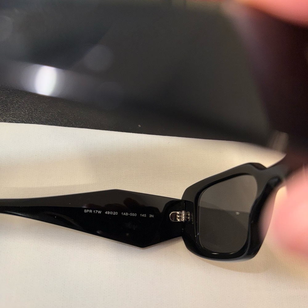 Prada Black Rectangular Sunglasses - image 7